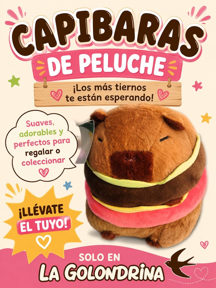 Capibaras de peluche