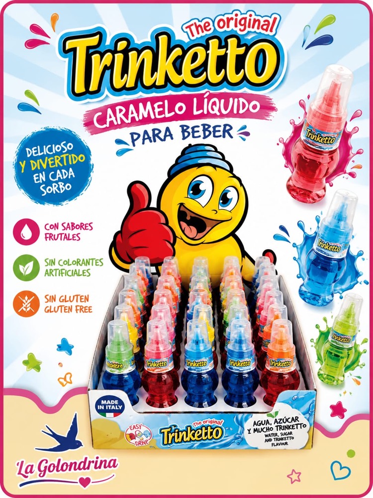 Trinketto, caramelo líquido para beber